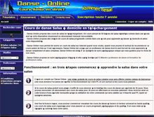 Tablet Screenshot of danse-online.com